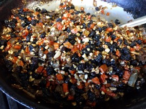 Veggies for Jeweled rice
