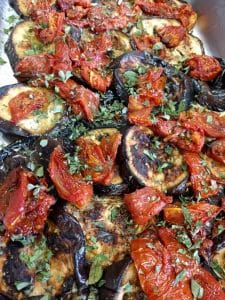 eggplant-cheesecake-main-components